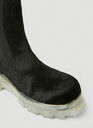 Hairy Chelsea Boots in Black