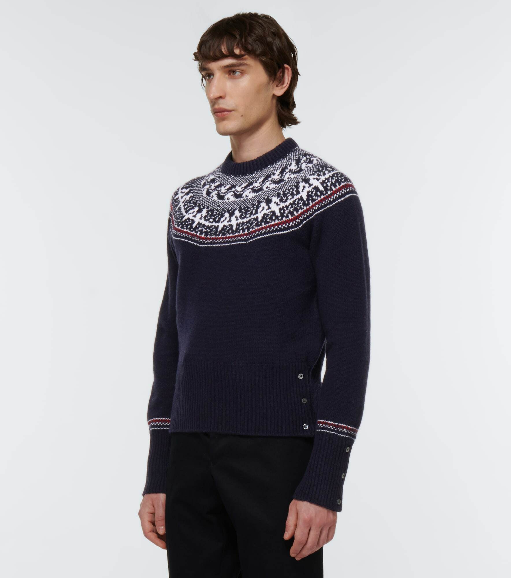 Thom Browne - Fair Isle virgin wool sweater Thom Browne