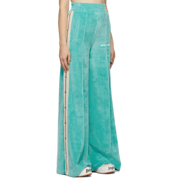 Palm Angels Blue Chenille Track Pants 