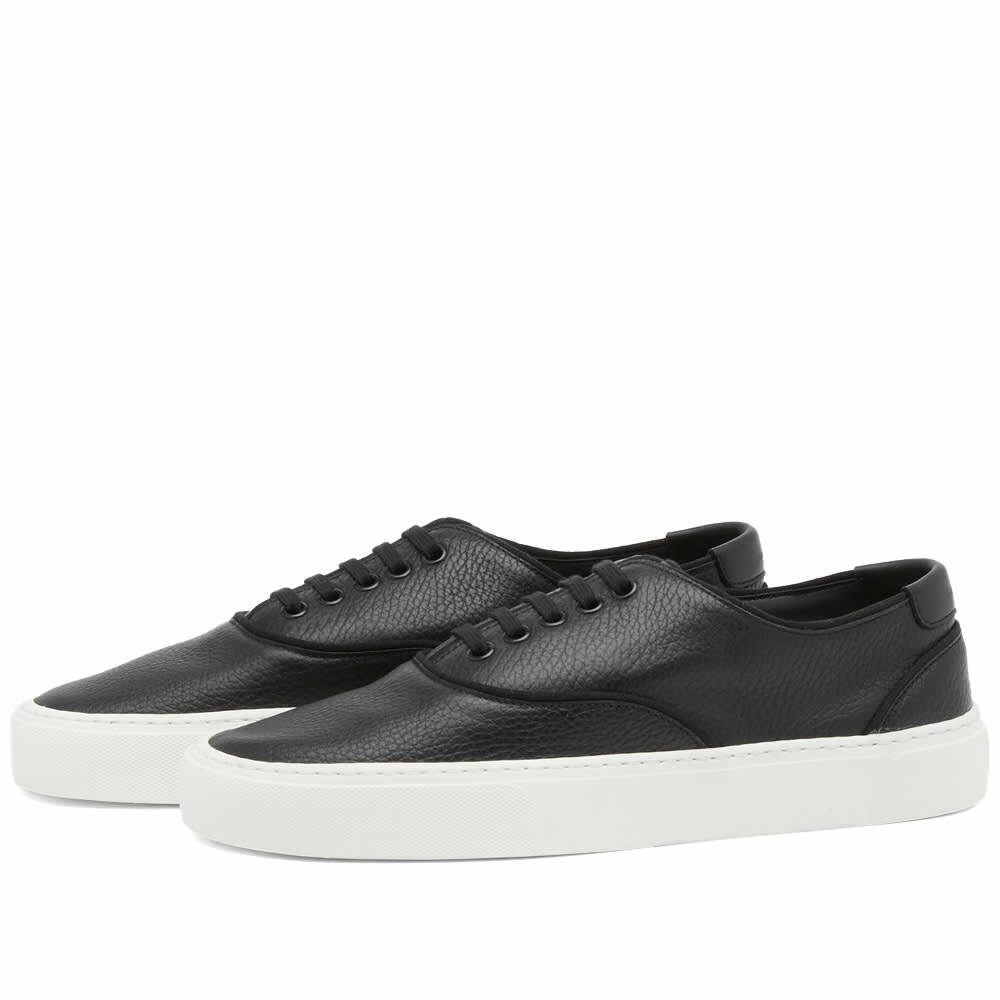 Saint Laurent Men's Venice Low Top Sneakers in Nero/Nero Saint Laurent