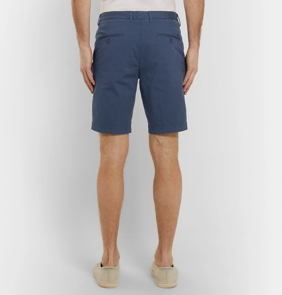 Hugo Boss StretchCotton Twill Shorts Men Navy Hugo Boss