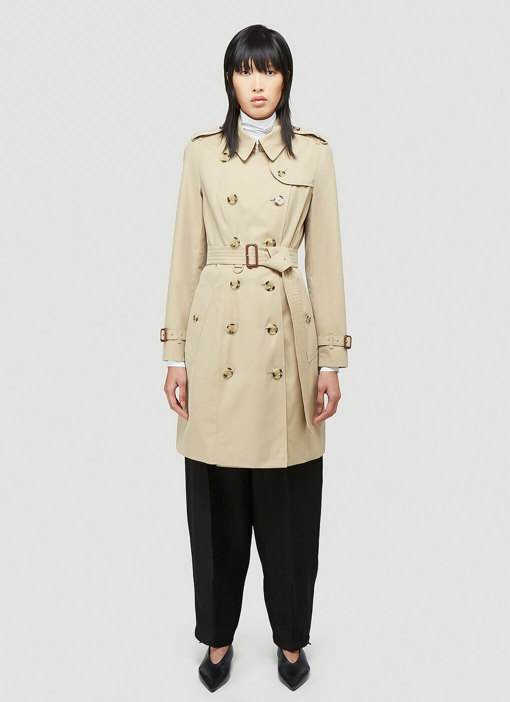 Burberry Black Down Eppingham Coat Burberry