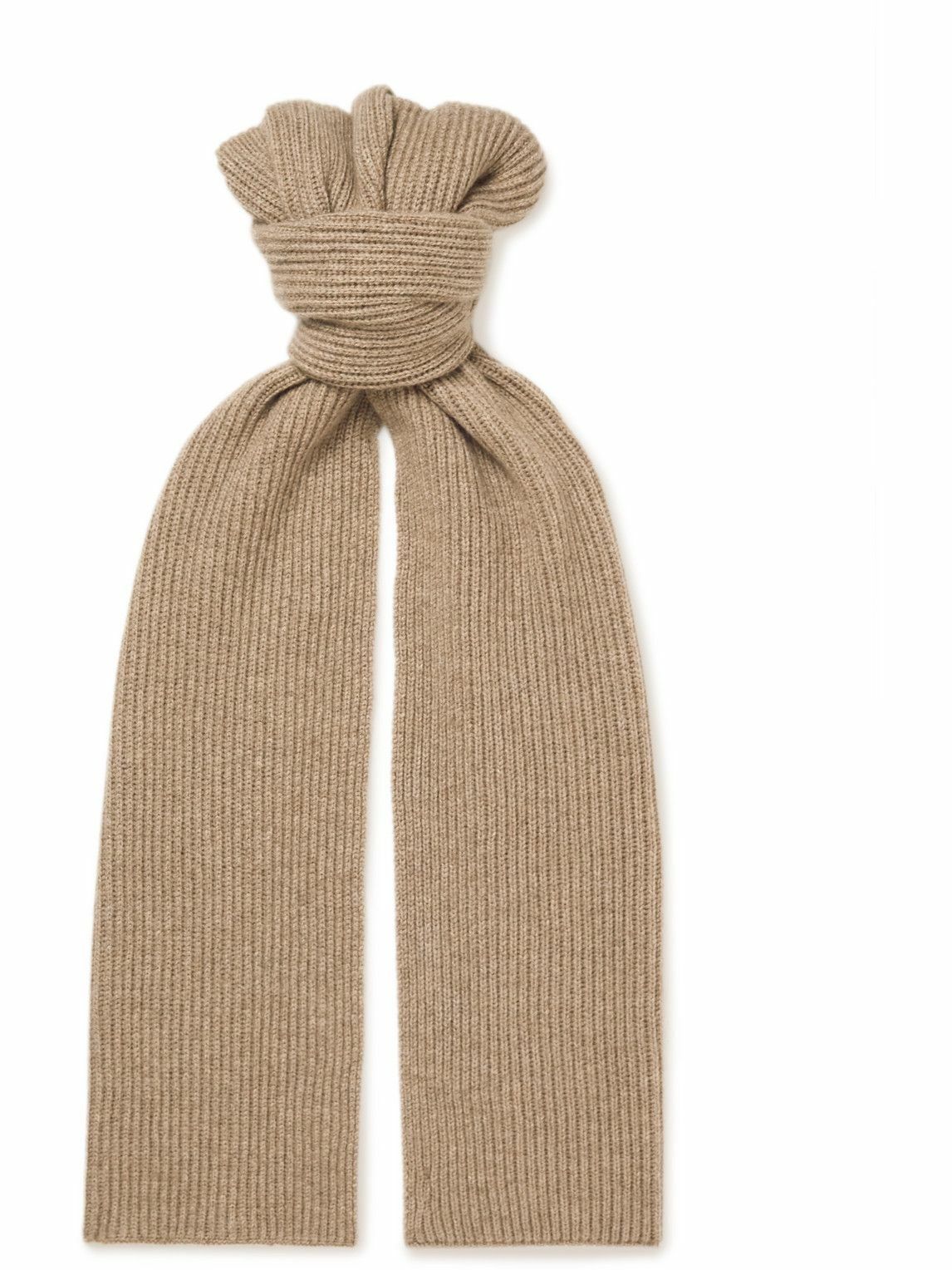 Johnstons of Elgin Ribbed Cashmere Scarf Johnstons of Elgin