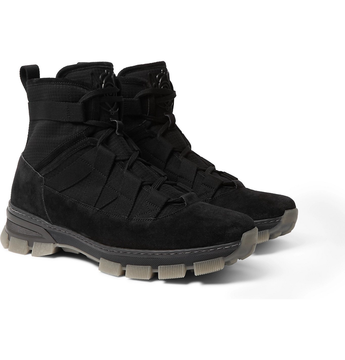 Loewe - Tech-Canvas and Suede Boots - Black Loewe