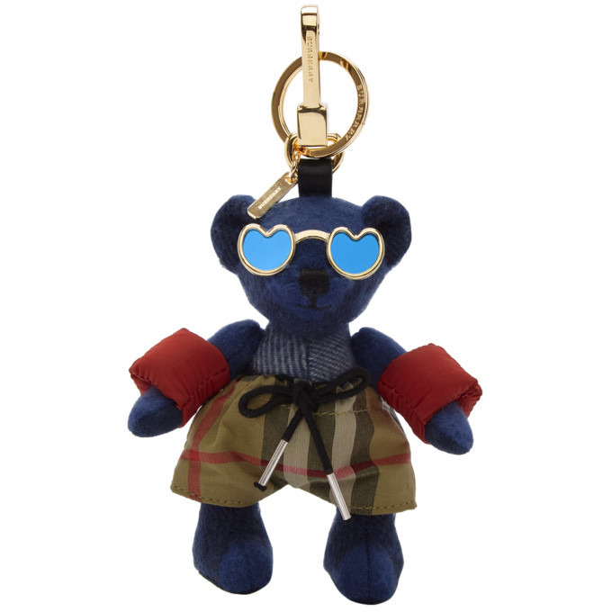Burberry Blue Thomas Beach Keychain Burberry