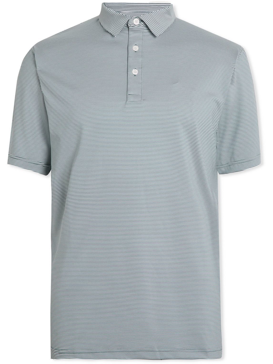 Nike Golf - Player Control Striped Dri-FIT Golf Polo - Gray Nike Golf