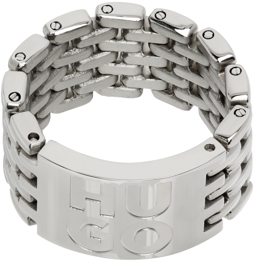 Hugo Silver E-Watch Ring Hugo Boss
