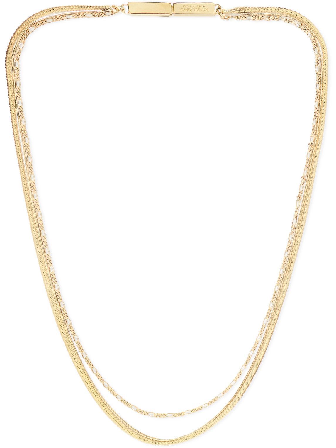 Bottega GoldPlated Chain Necklace Bottega