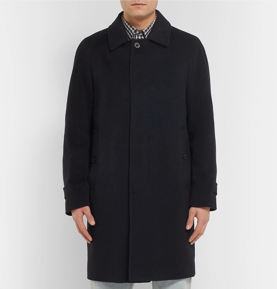 Burberry - Cashmere Coat - Men - Navy Burberry