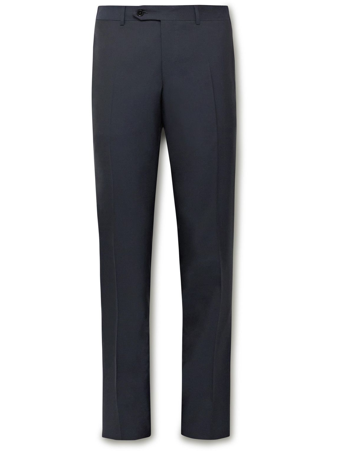 Canali - Slim-Fit Wool Suit Trousers - Blue Canali