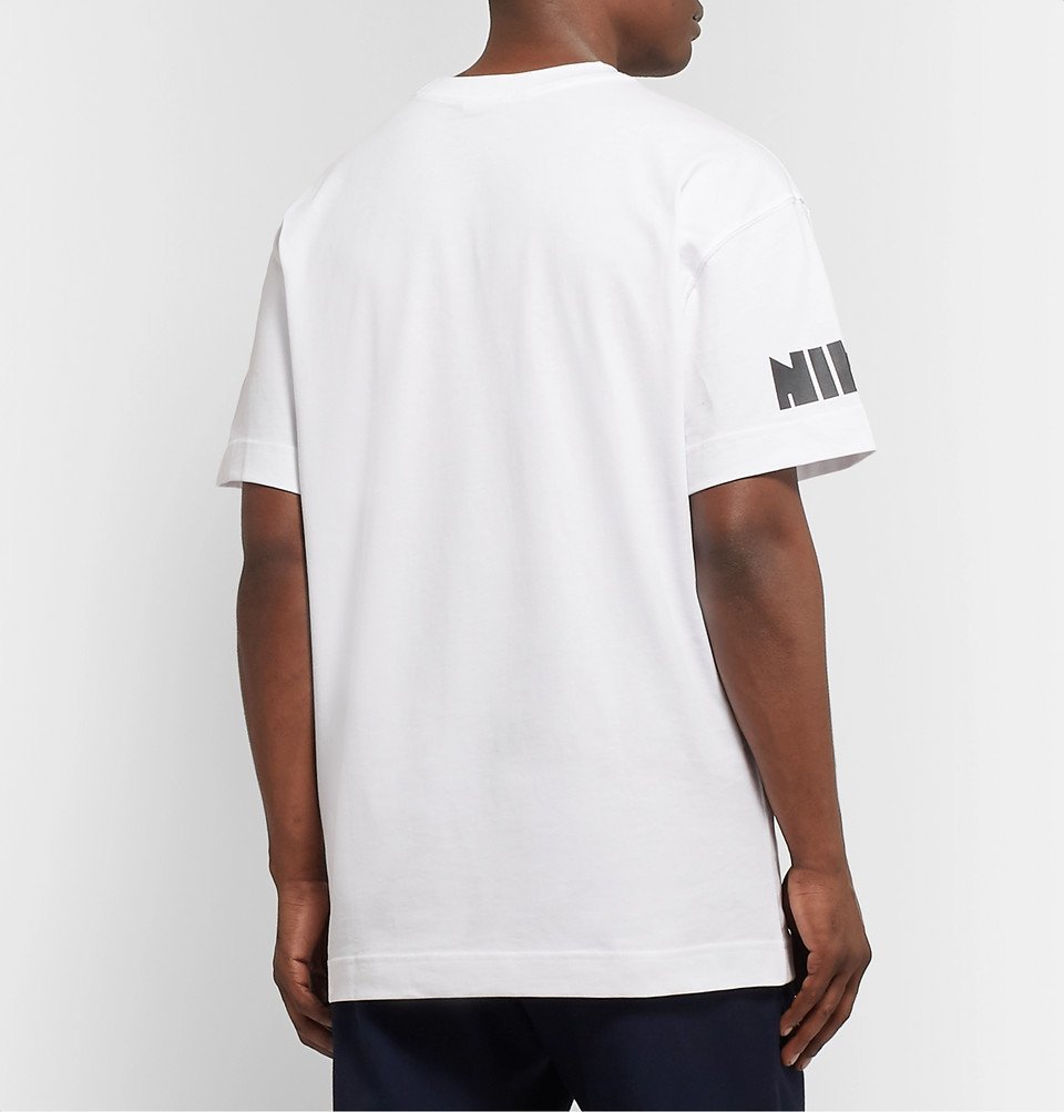 Nike - Sportswear Printed Cotton-Jersey T-Shirt - White Nike