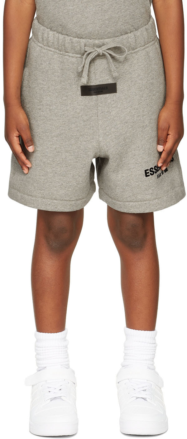 gray fleece shorts