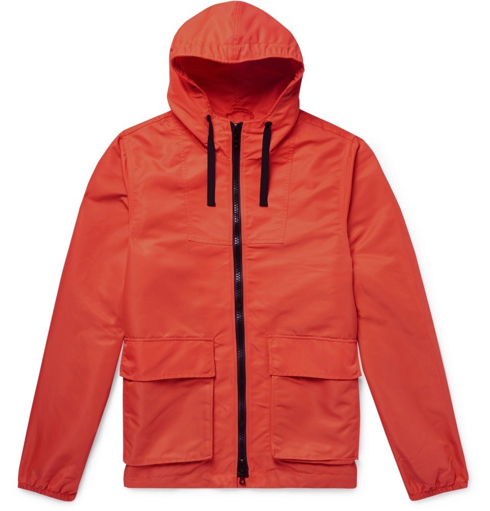 Officine Generale - Ambroise Nylon Hooded Jacket - Bright orange ...
