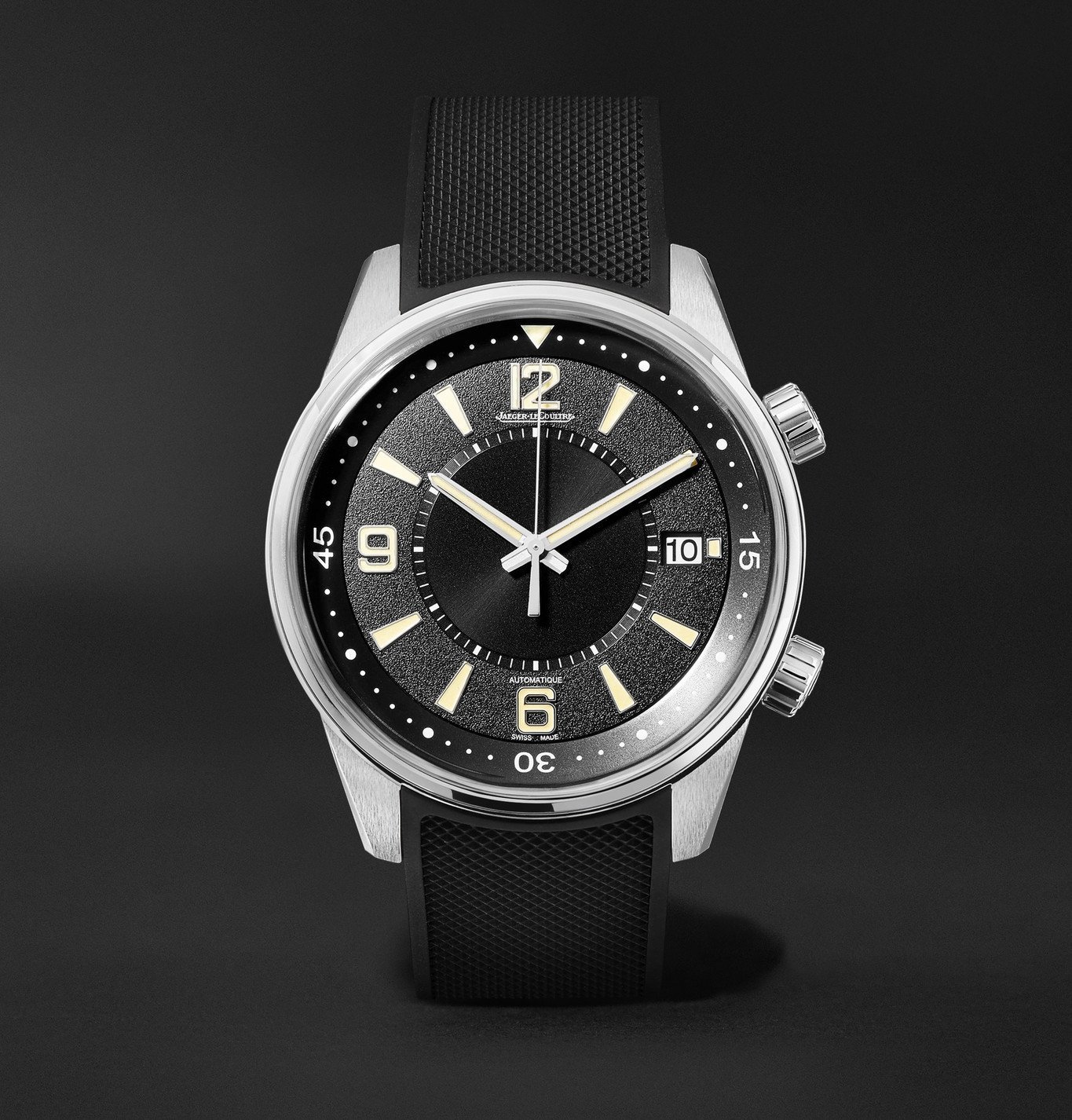 JaegerLeCoultre Polaris Date 42mm Stainless Steel and Rubber Watch