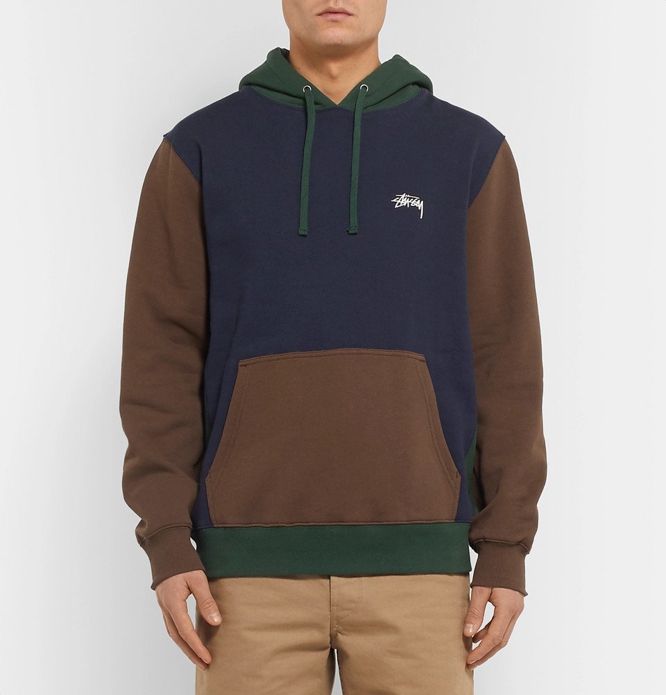 stussy block hoodie