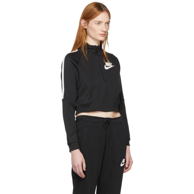 nike cropped track jacket