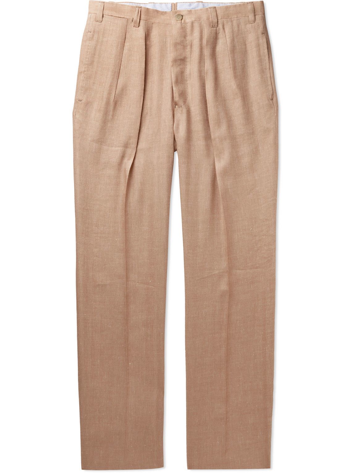 Herringbone High Waist Trousers for Women - Gigliola