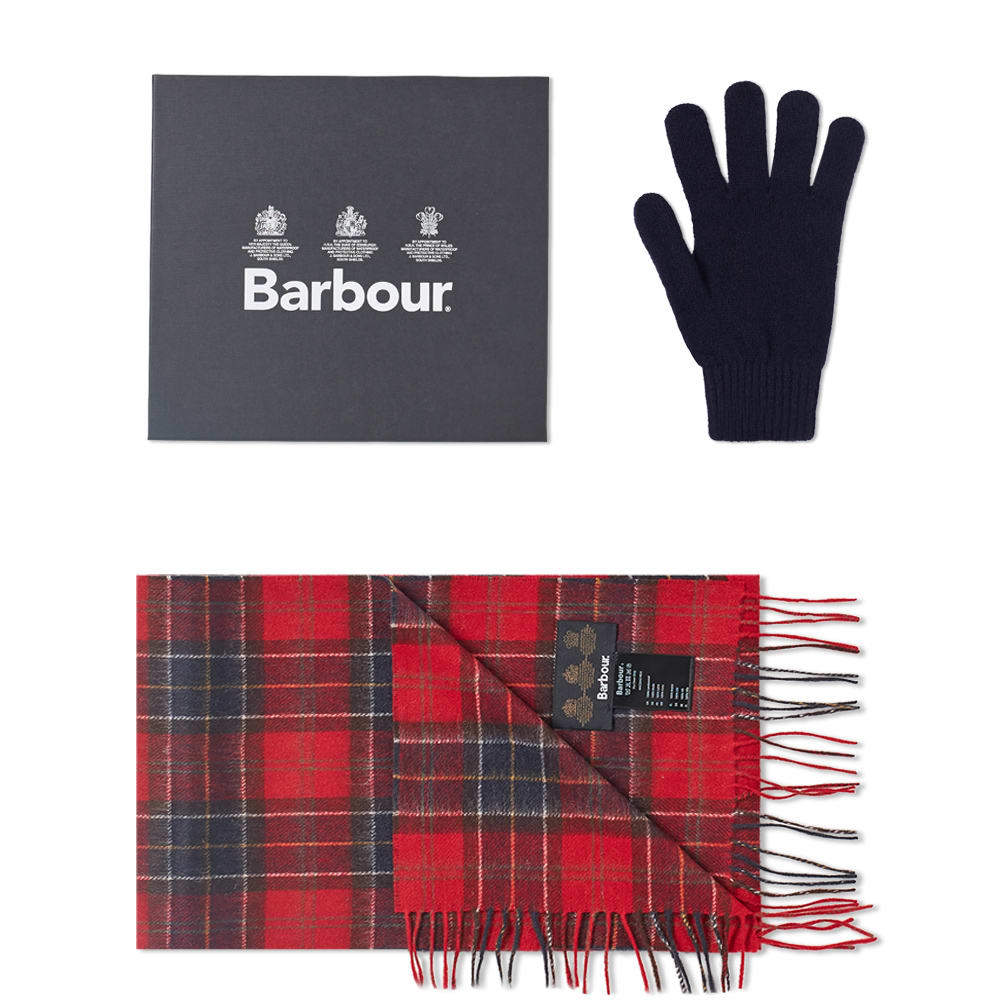 Photo: Barbour Scarf & Glove Gift Box