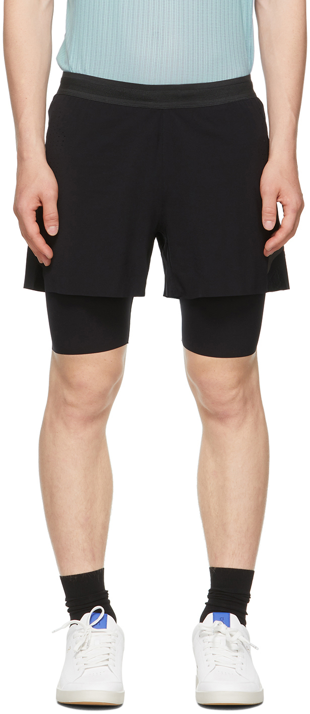 Soar Running Black Dual Run 2.0 Shorts Soar Running