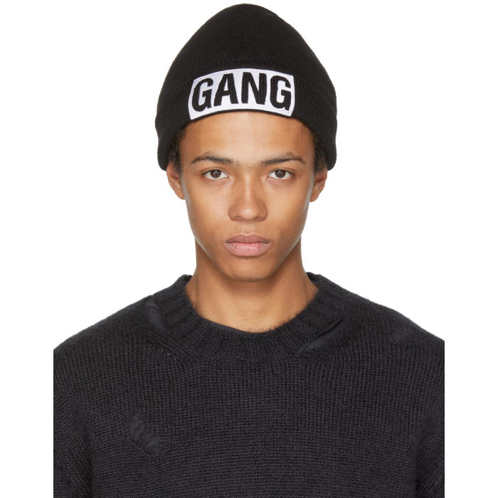 Neil Barrett Black Gang Beanie Neil Barrett