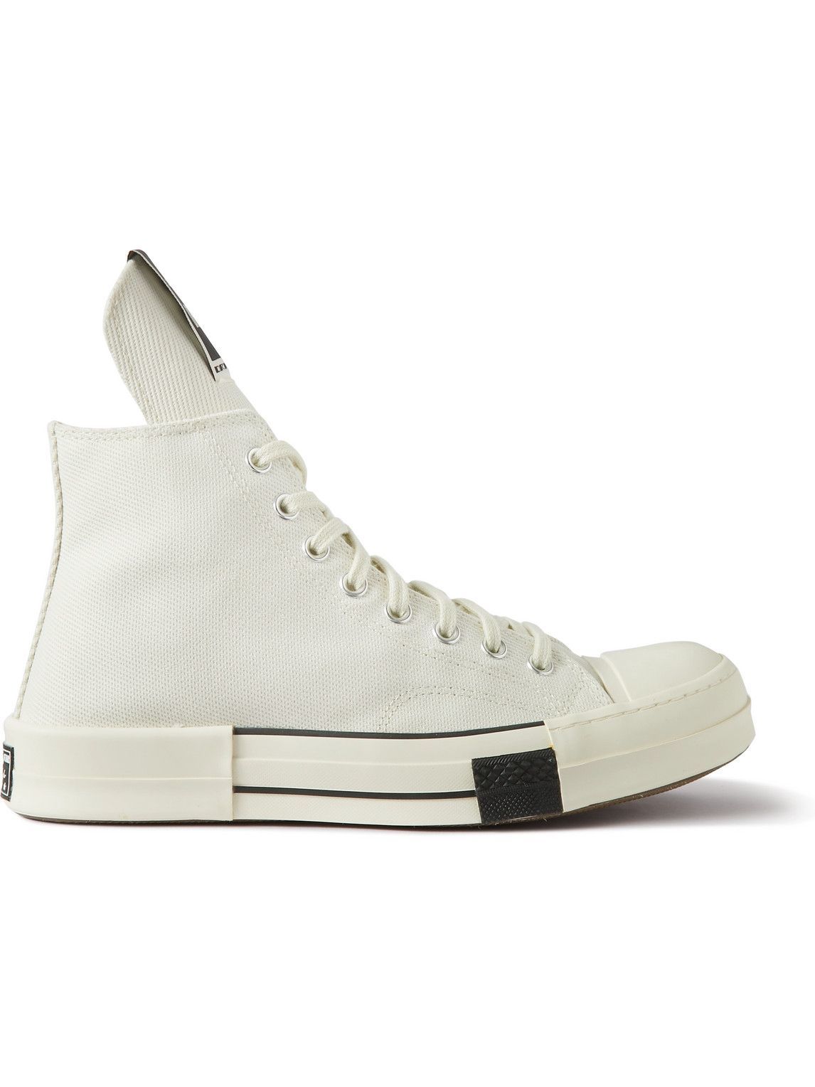 white canvas high tops