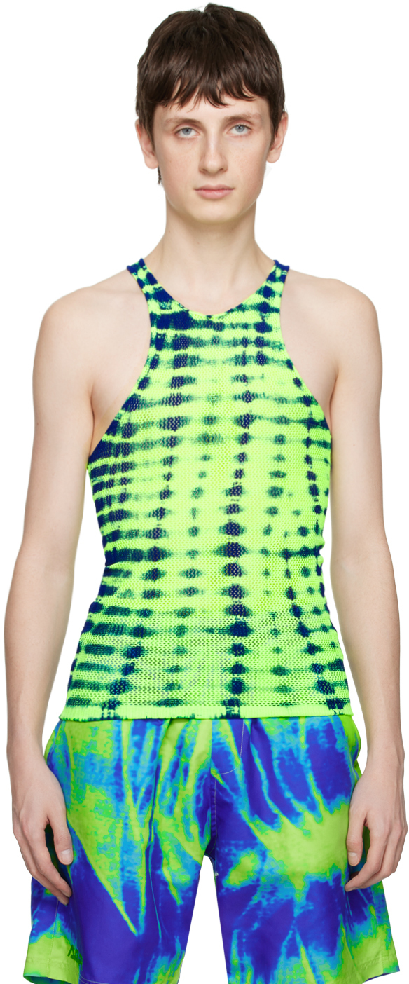 Photo: AGR Green & Blue Graphic Tank Top