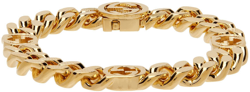 Gucci Gold Interlocking G Bracelet Gucci