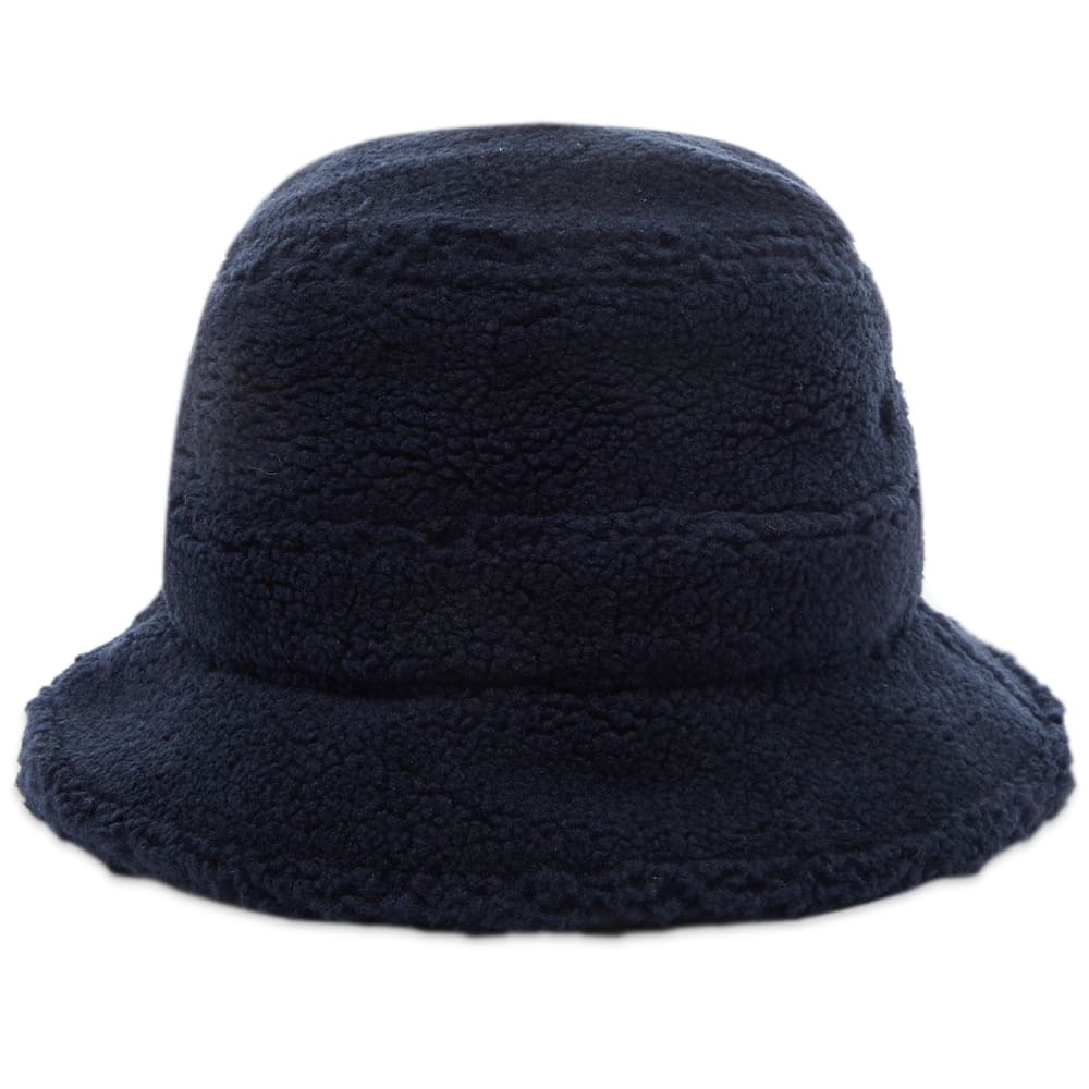 Universal Works Men's Fleece Bucket Hat in Navy Universal Works