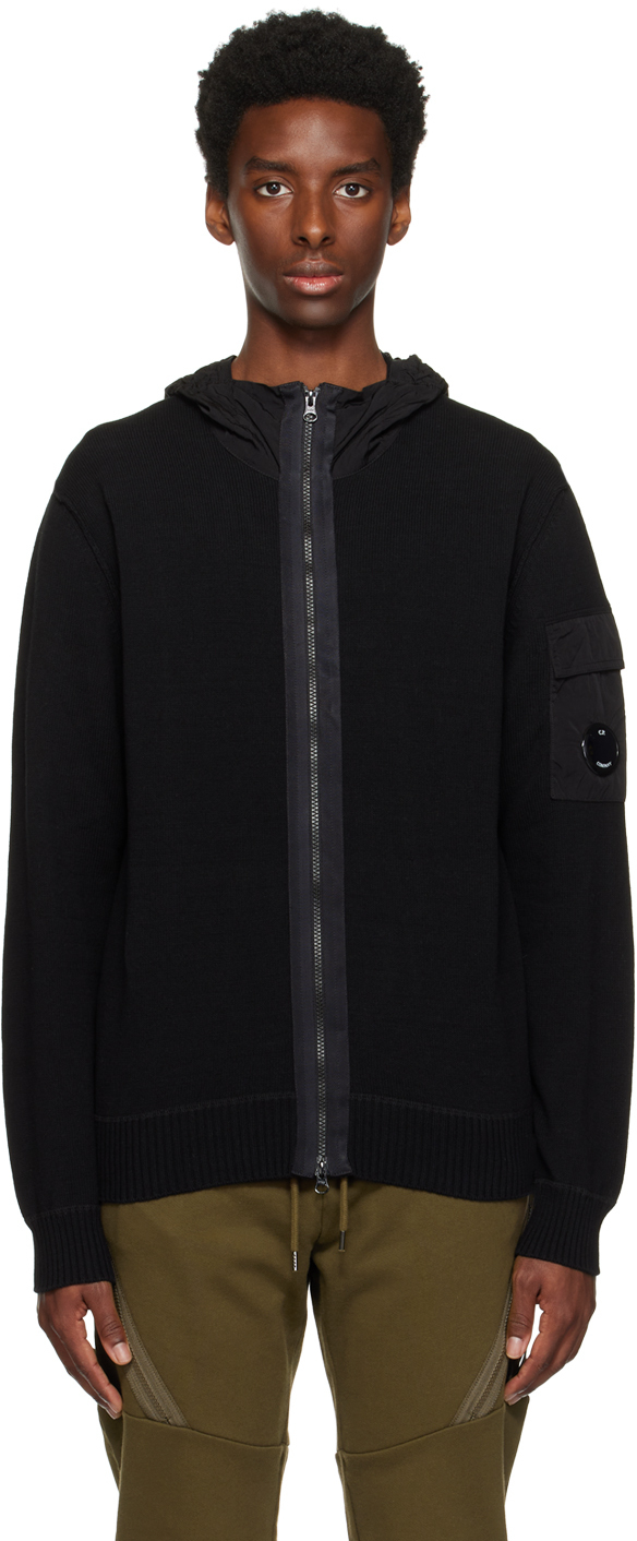 C.P. Company Black Water-Resistant Bomber Jacket C.P. Company