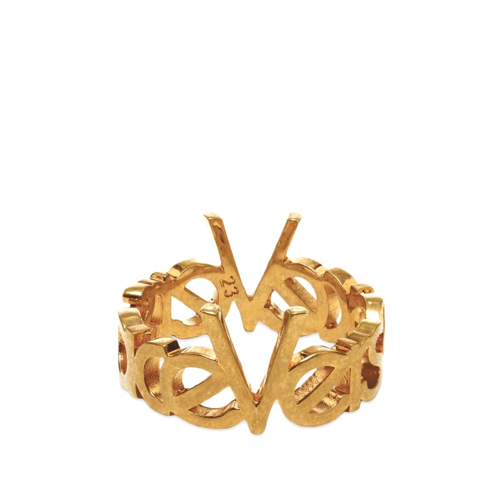 versace logo ring