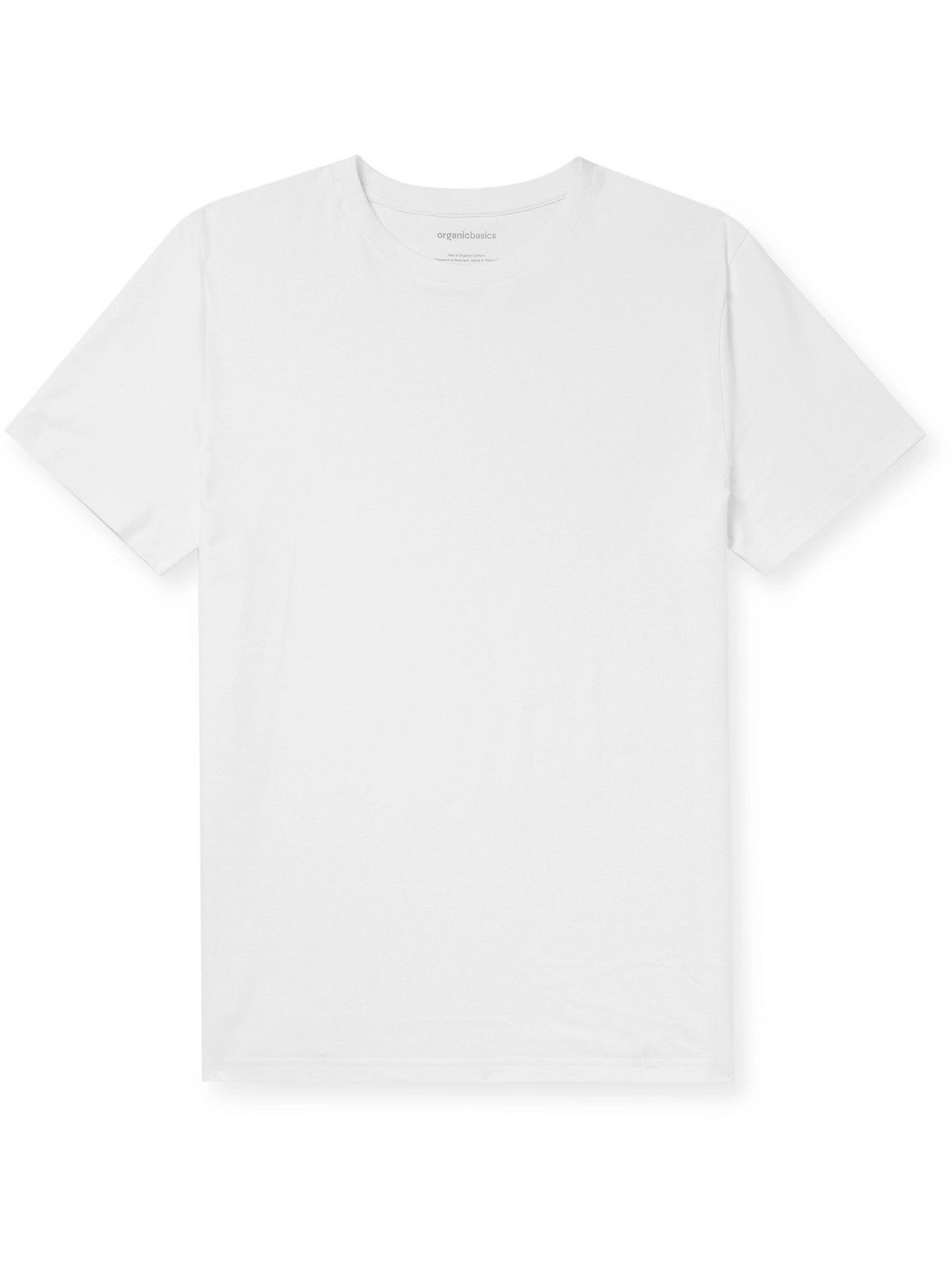 Organic Basics Organic CottonJersey TShirt White ORGANIC BASICS