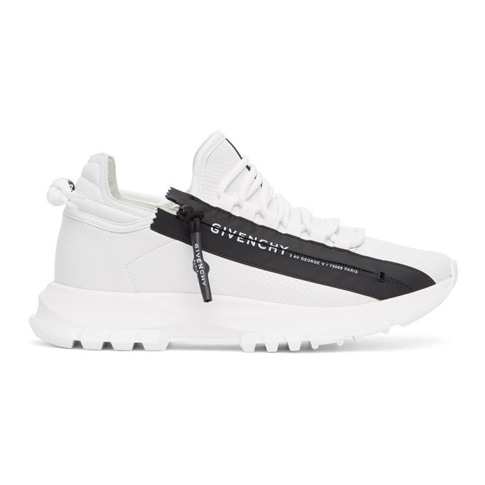 Givenchy White Spectre Zip Low Sneakers Givenchy