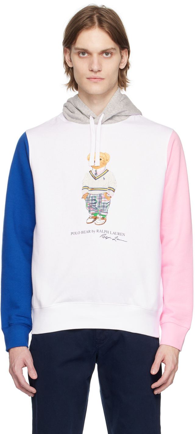 multi color polo hoodie