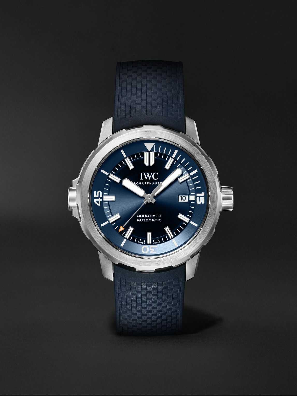 Photo: IWC Schaffhausen - Aquatimer Expedition Jacques-Yves Cousteau Automatic 42mm Stainless Steel and Rubber Watch, Ref. No. IW328801