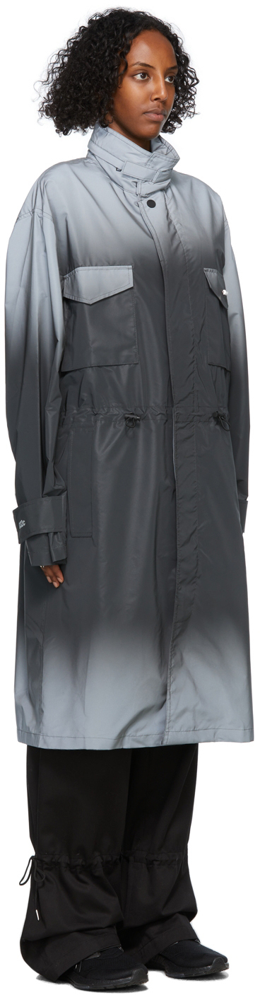 032c Black Reflective Gradient Coat