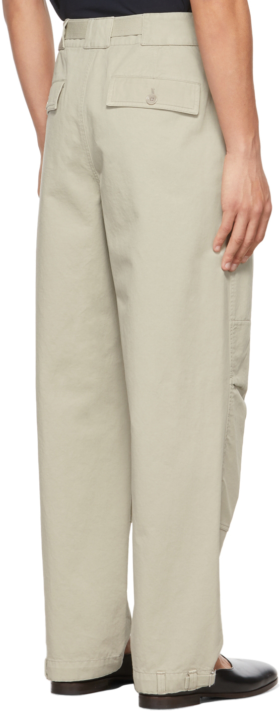 Lemaire Beige Utility Trousers Lemaire