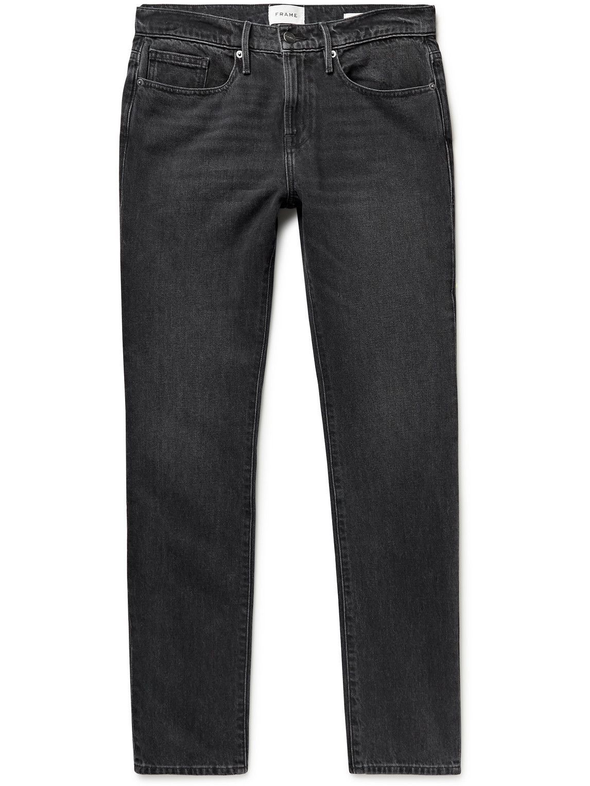 FRAME - L'Homme Slim-Fit Jeans - Black 