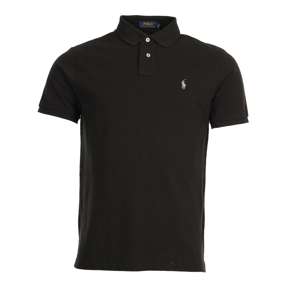 Short Sleeved Polo Shirt - Black