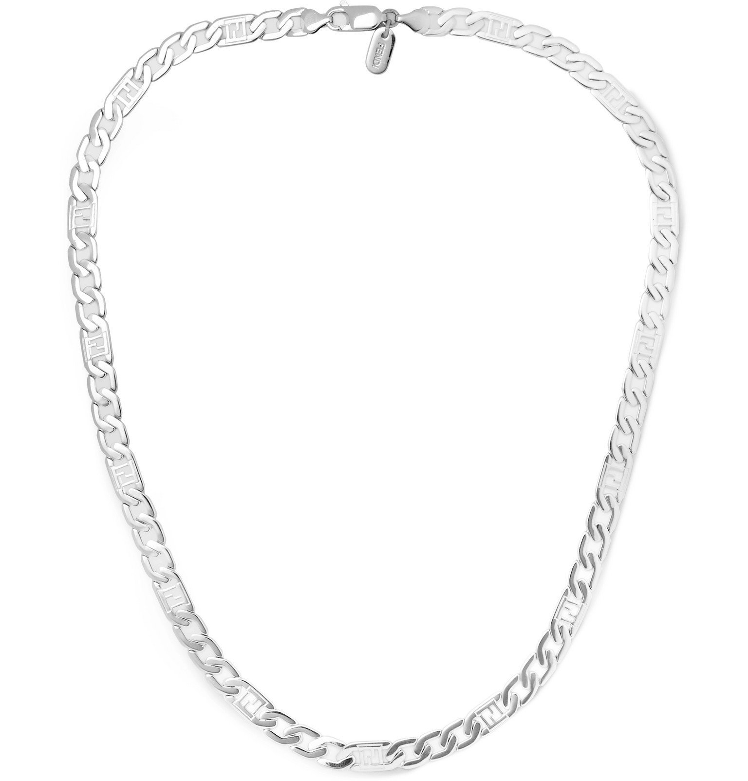 fendi silver chain