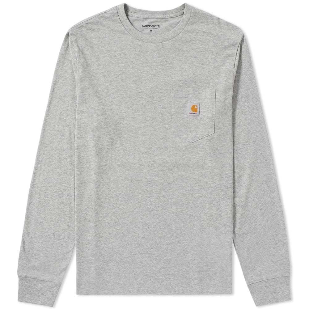 Carhartt Long Sleeve Pocket Tee Grey Carhartt WIP