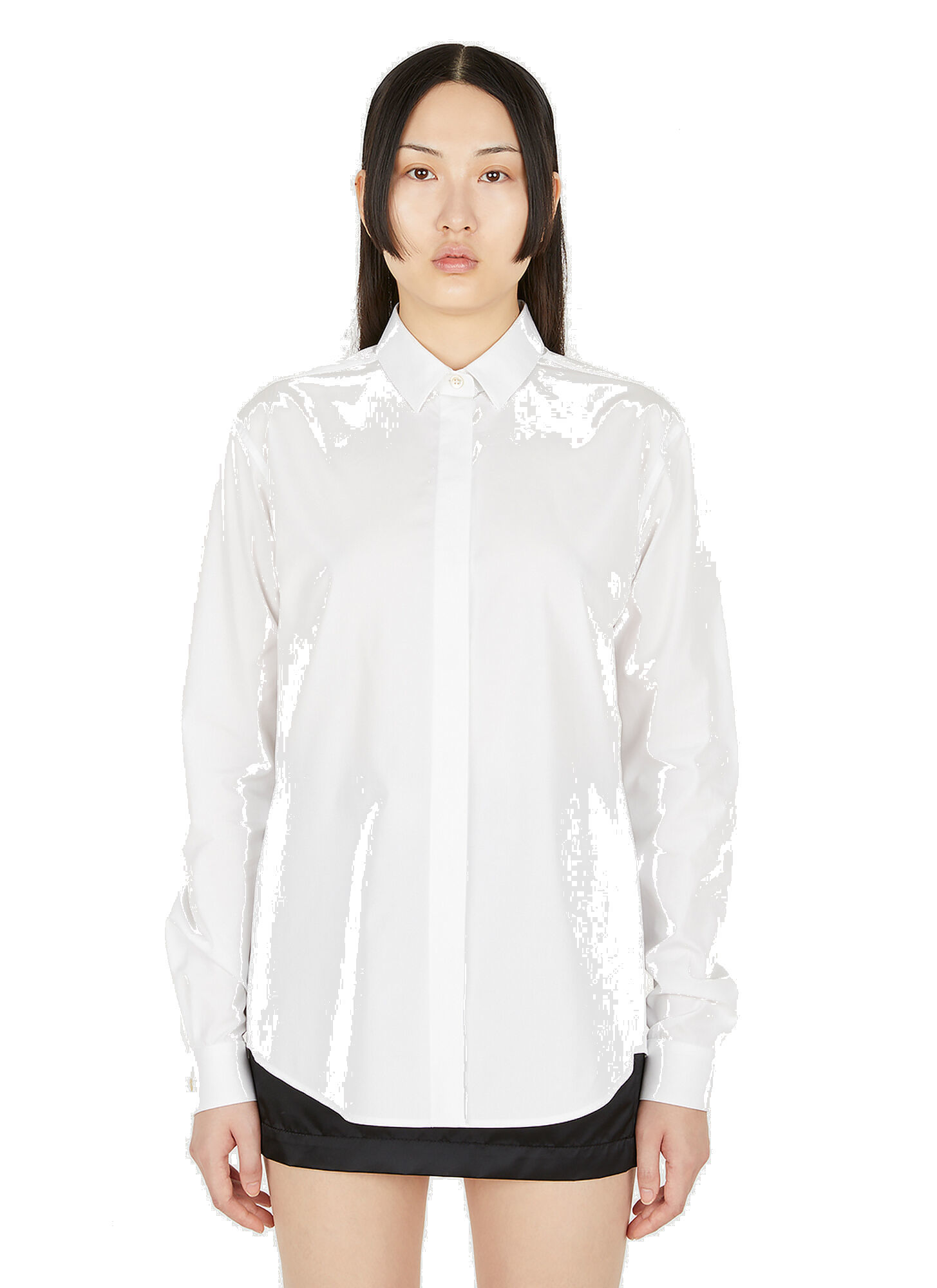 Classic Shirt in White Saint Laurent