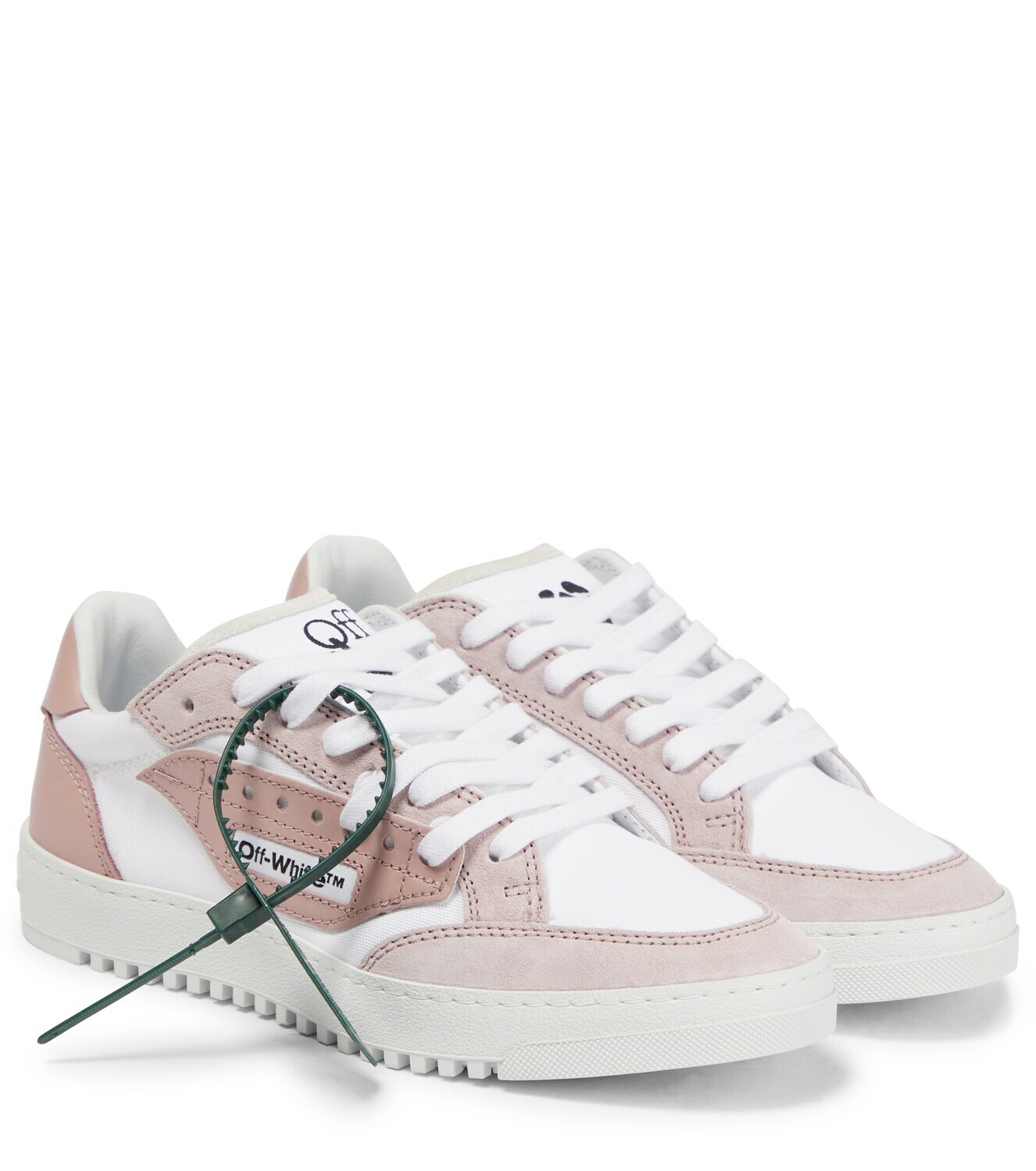 Off-White - 5.0 suede-trimmed sneakers Off-White