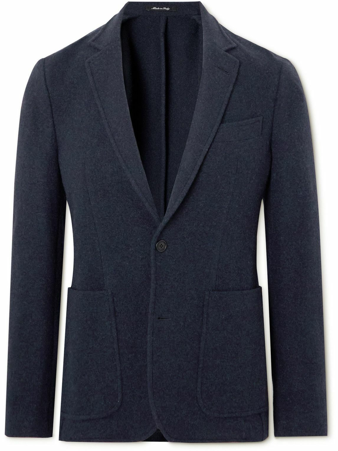 Dunhill StretchCashmere Jersey Blazer Blue Dunhill