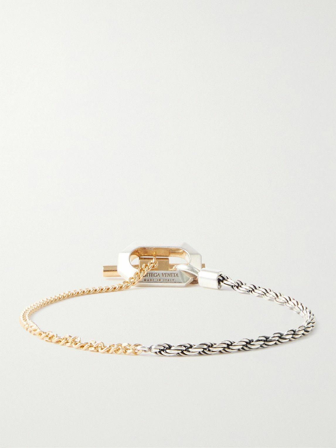 Bottega GoldPlated and Sterling Silver Bracelet Gold