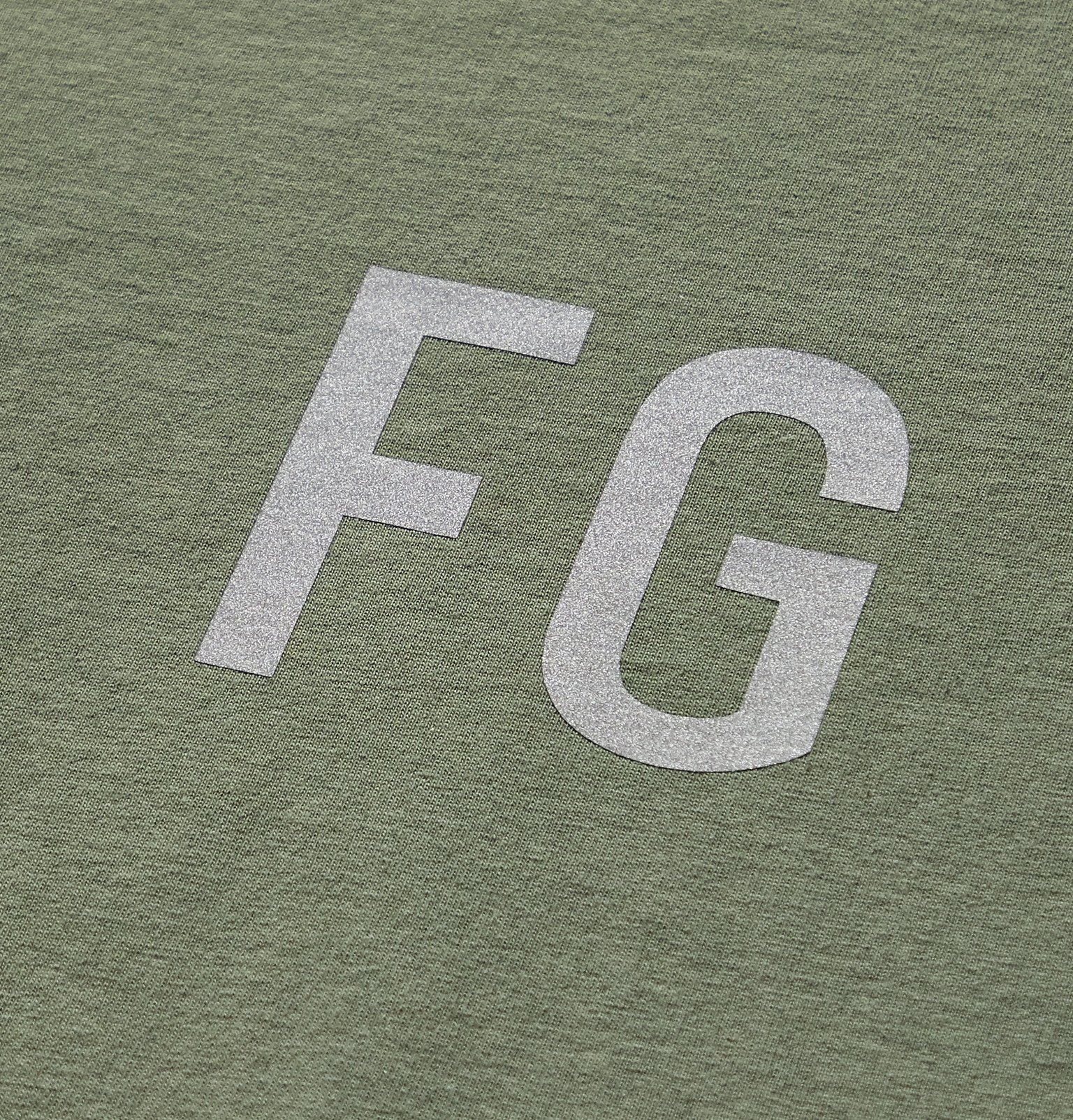 fear of god green t shirt