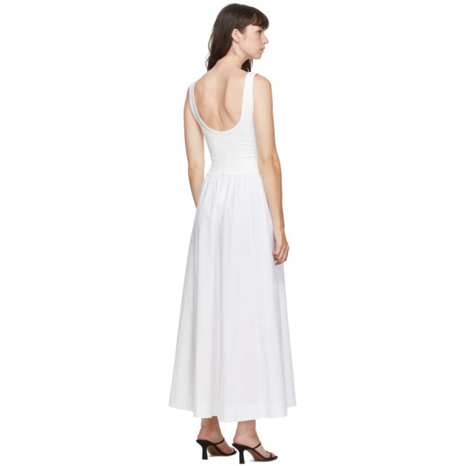 Esse Studios SSENSE Exclusive White and Off-White Tank Maxi Dress Esse ...