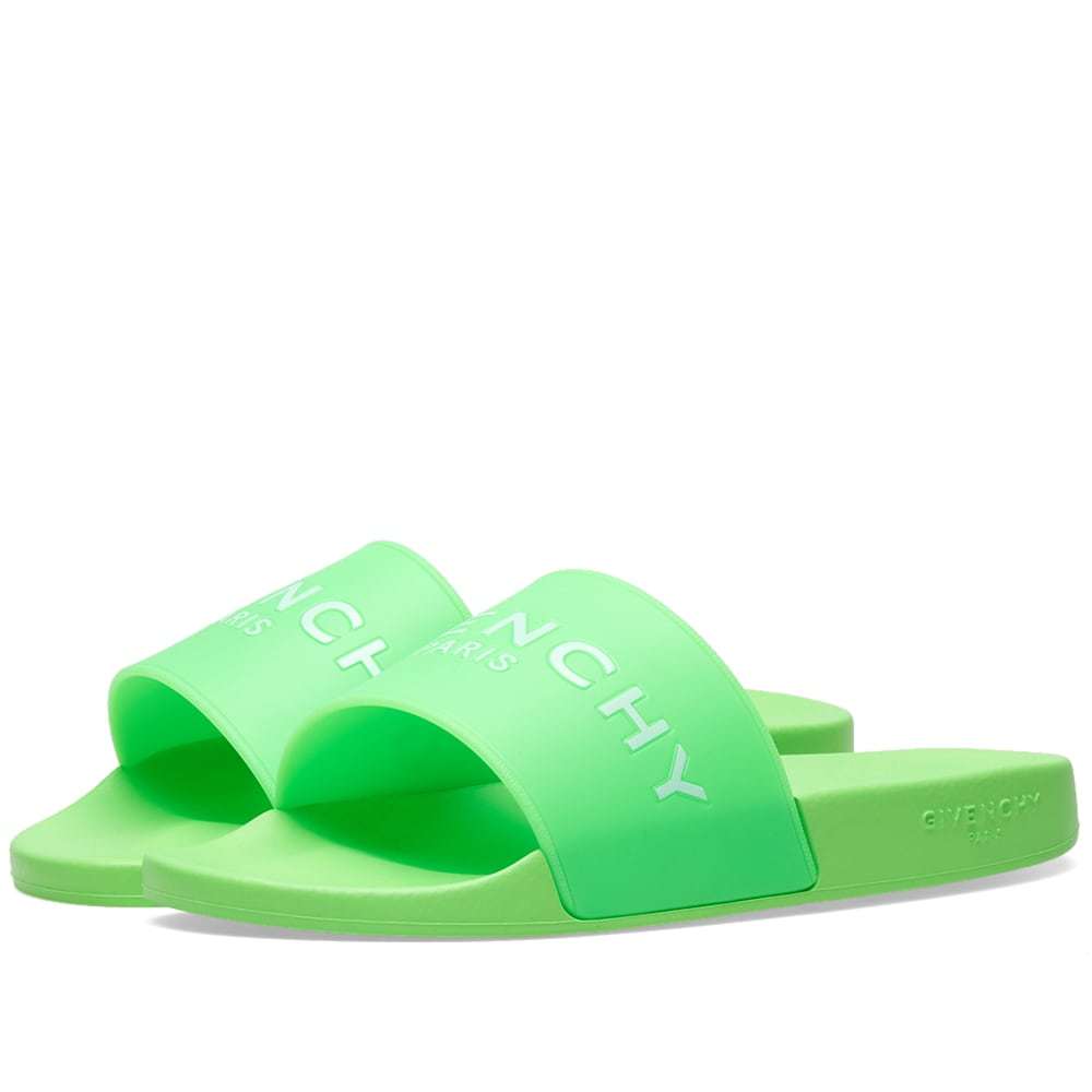 givenchy slides lime green