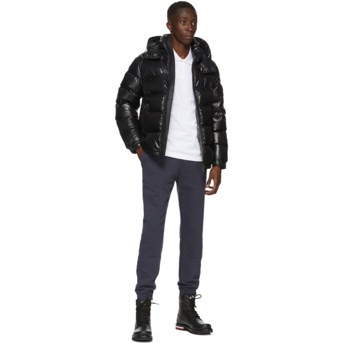 moncler black down maya jacket