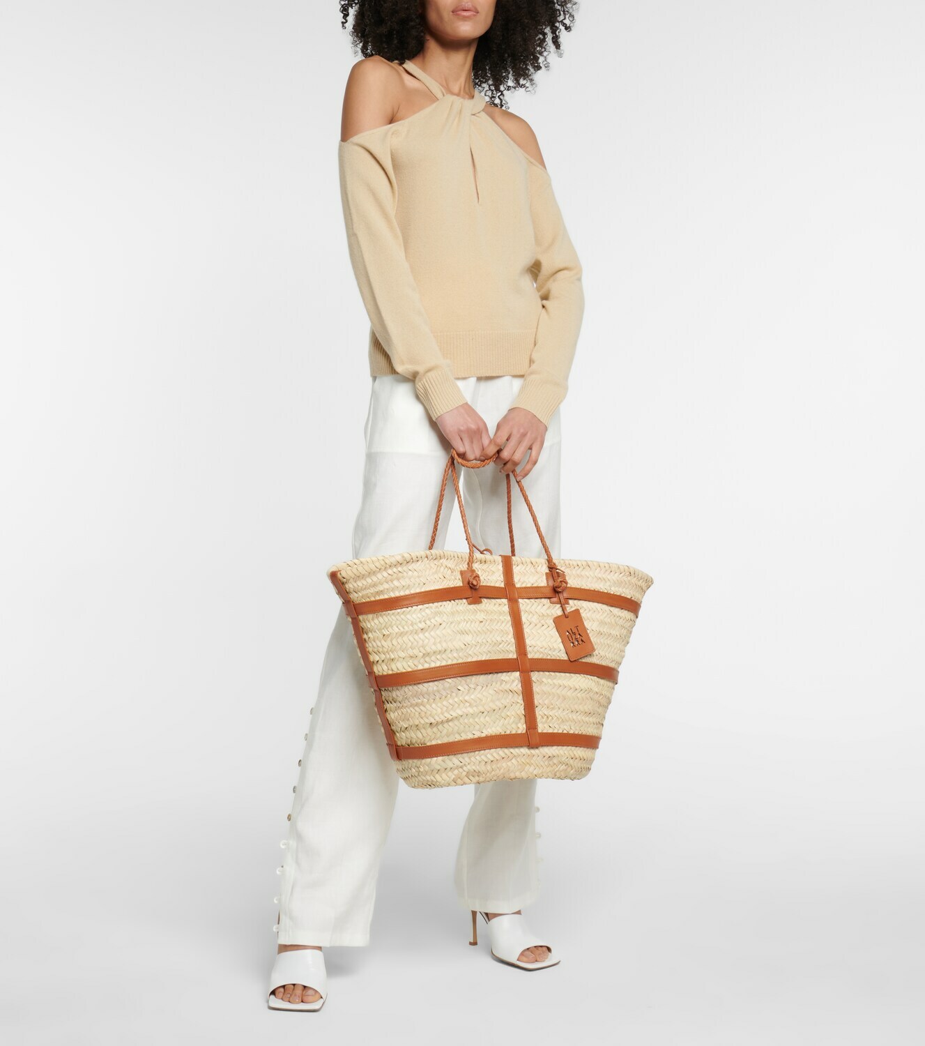 Altuzarra - Watermill Large raffia basket bag Altuzarra