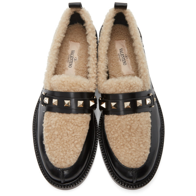 shearling loafers